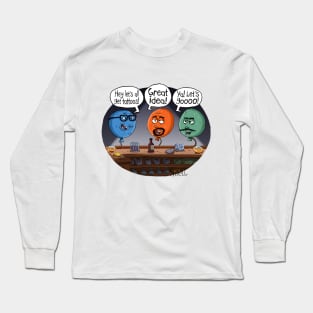 DRUNKEN BALLOON TATTOOS Long Sleeve T-Shirt